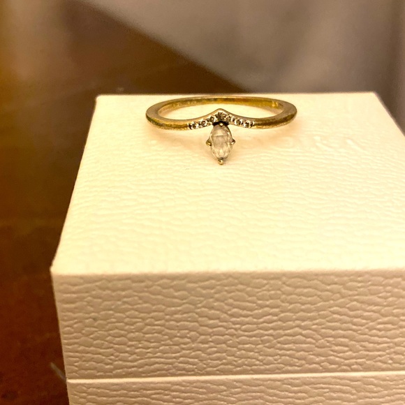 Pandora Jewelry - Pandora Tear Drop Silver Ring Size 9